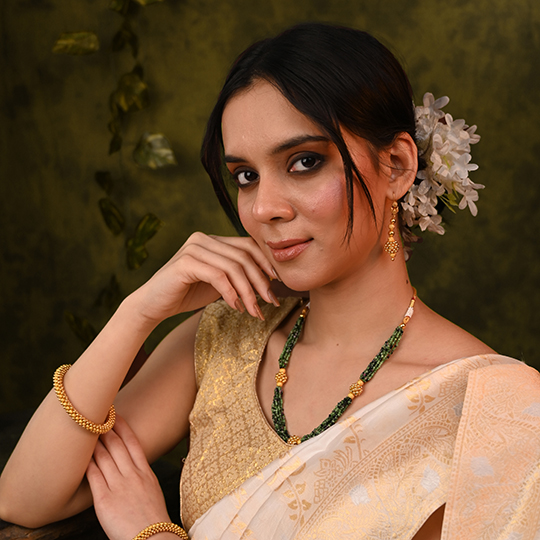 Golden Bloom Jewelry Set